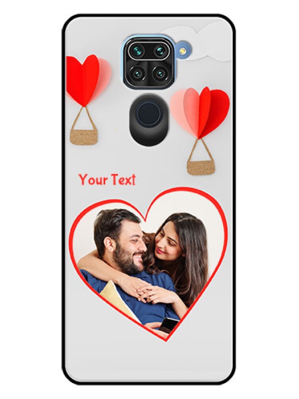 Custom Redmi Note 9 Custom Metal Phone CaseParachute Love Design