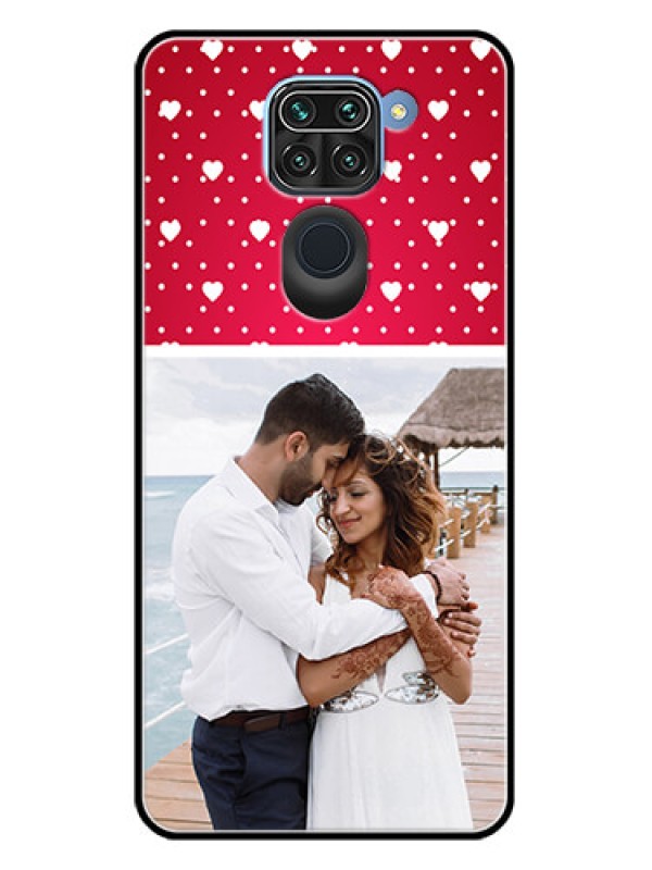 Custom Redmi Note 9 Custom Metal Phone CaseHearts Mobile Case Design