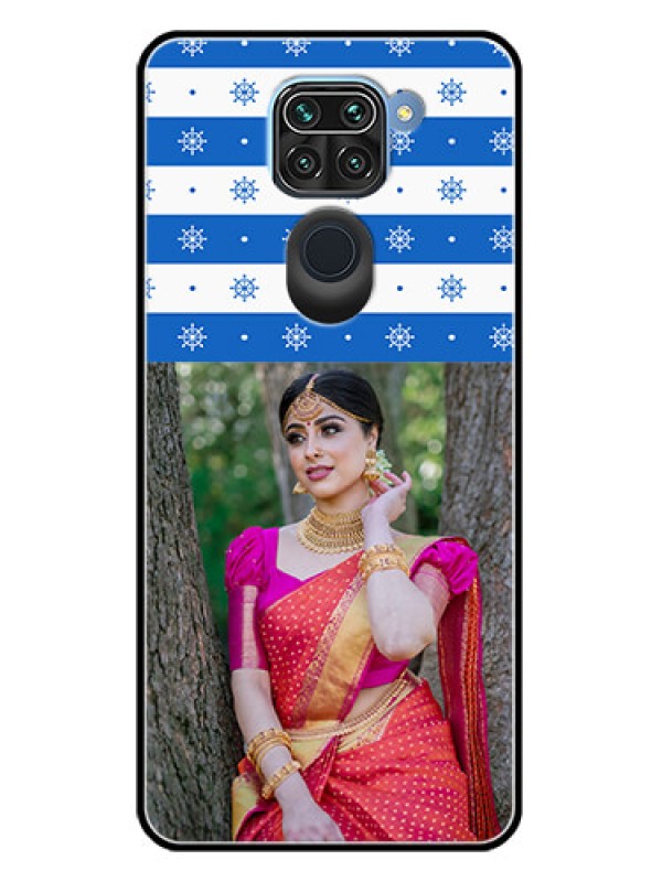 Custom Redmi Note 9 Custom Metal Phone CaseSnow Pattern Design