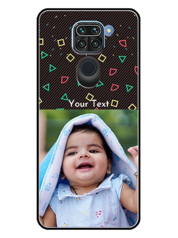 Custom Redmi Note 9 Custom Metal Phone CaseWith Confetti Birthday Design