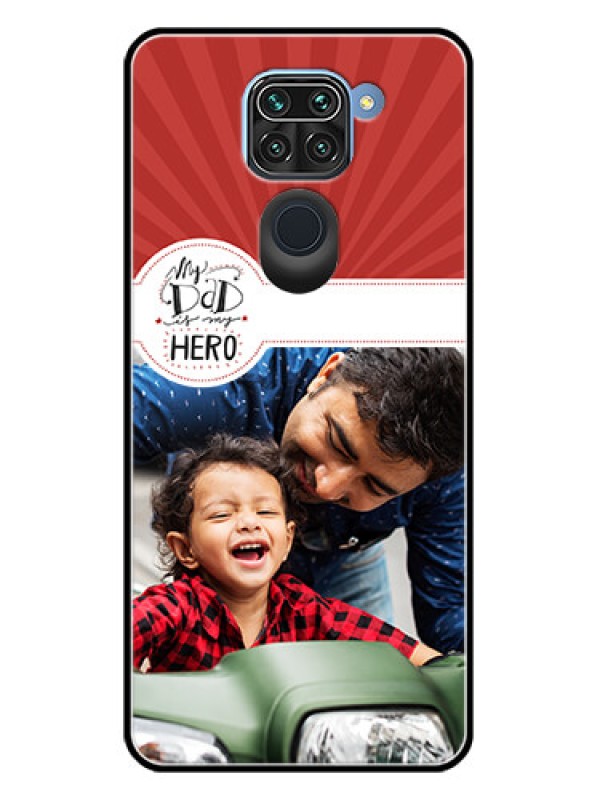 Custom Redmi Note 9 Custom Metal Phone CaseMy Dad Hero Design