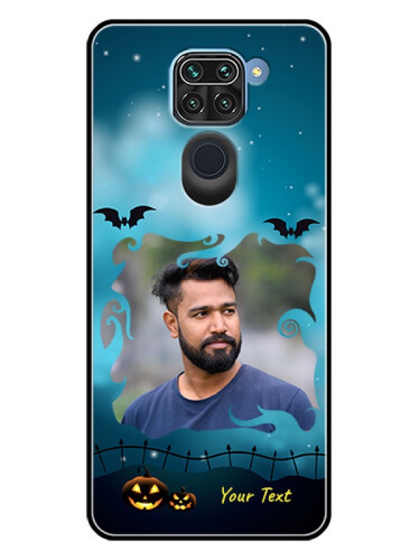 Custom Redmi Note 9 Custom Metal Phone CaseHalloween Frame Design