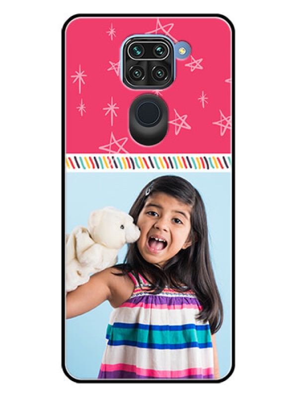 Custom Redmi Note 9 Custom Metal Phone CaseLine Art Design