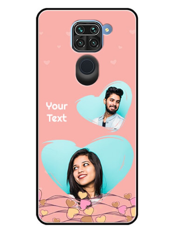 Custom Redmi Note 9 Custom Metal Phone CaseLove Doodle Design