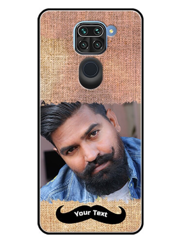 Custom Redmi Note 9 Custom Metal Phone CaseWith Texture Design