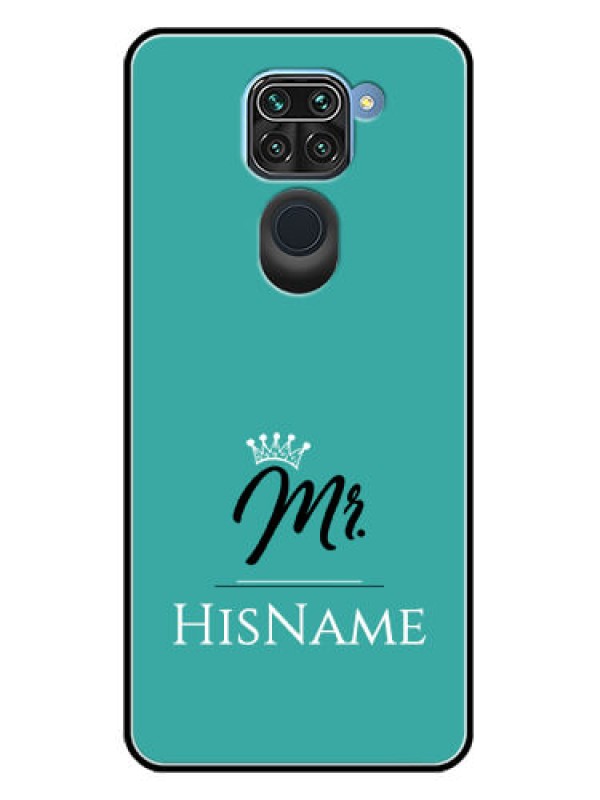 Custom Redmi Note 9 Custom Metal Phone CaseMr With Name Design