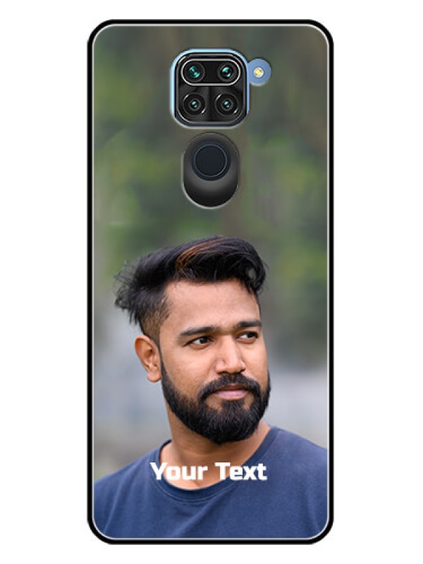 Custom Redmi Note 9 Custom Metal Phone CasePhoto With Text Design