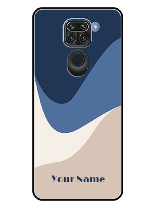 Custom Redmi Note 9 Custom Metal Phone CaseAbstract Drip Art Design