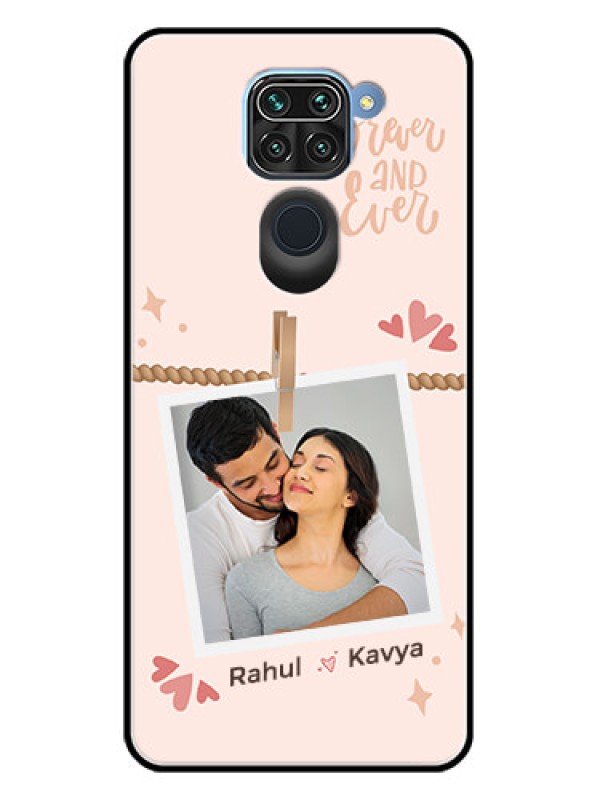 Custom Redmi Note 9 Custom Metal Phone CaseForever And Ever Love Design