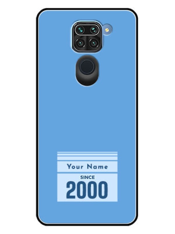Custom Redmi Note 9 Custom Metal Phone CaseCustom Year Of Birth Design