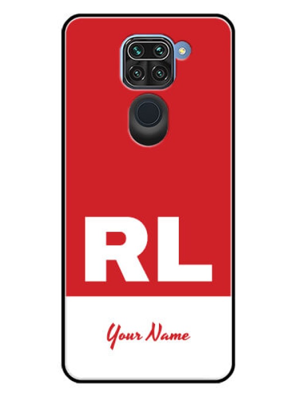 Custom Redmi Note 9 Custom Metal Phone CaseDual Tone Custom Text Design