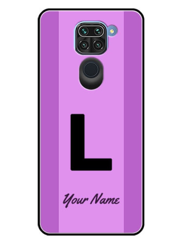 Custom Redmi Note 9 Custom Metal Phone CaseTricolor Custom Text Design