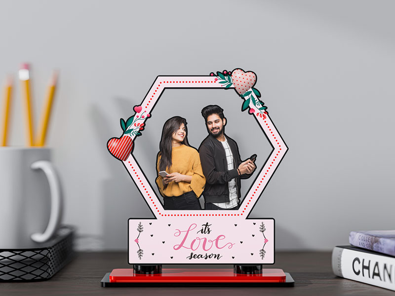 Custom Its Love Season Miniature Photo Stand Design