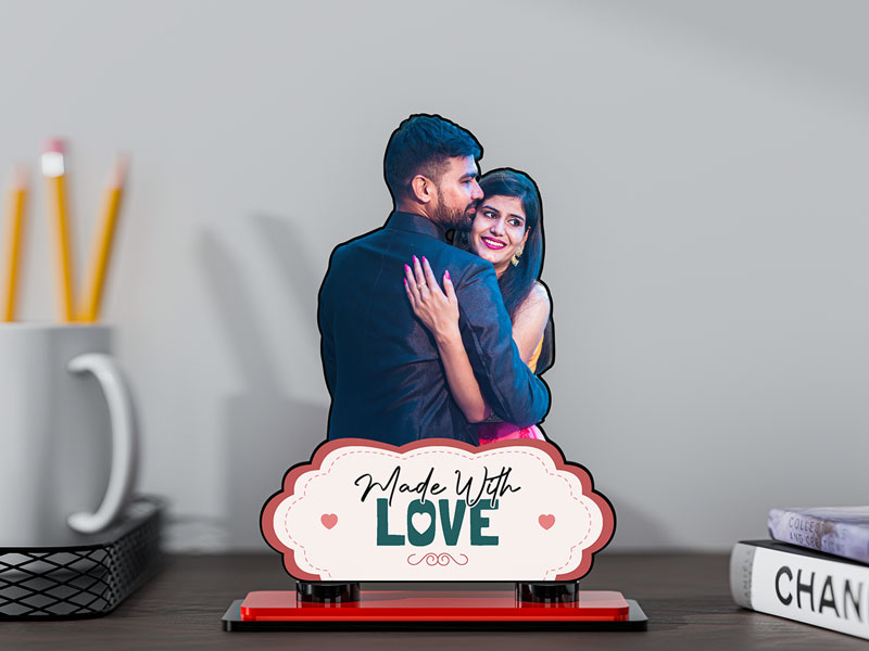 Custom Made with Love Miniature Photo Stand Design