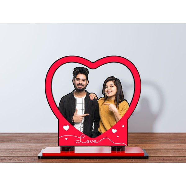 Couple Love Miniature Photo Stand Design