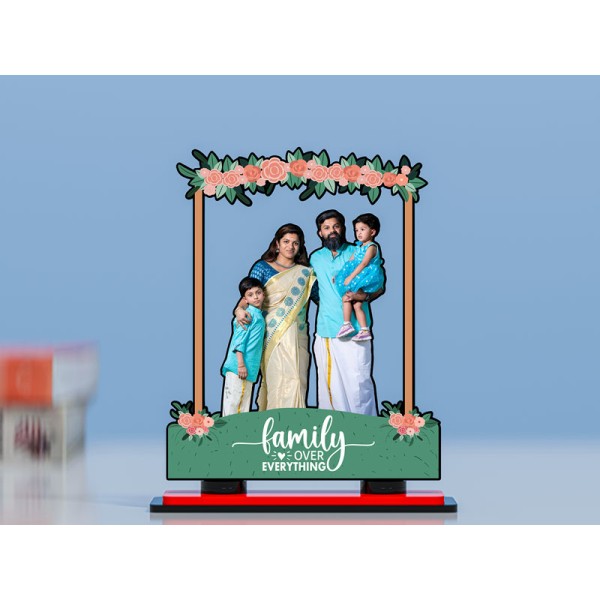 Family Over Everything Miniature Photo Stand Design