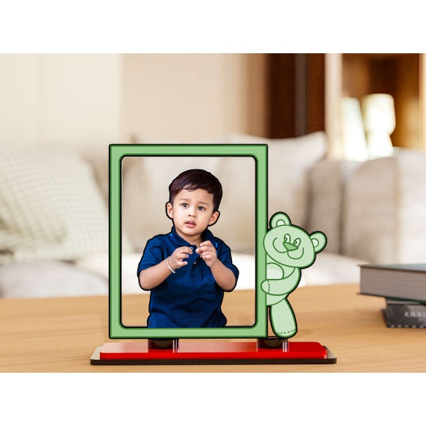 Cute Teddy Bear Styled Miniature Photo Stand Design