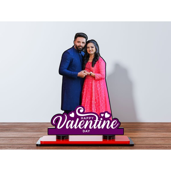Happy Valentines Day Miniature Photo Stand Design