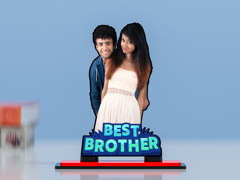 Custom Best Brother Miniature Photo Stand Design