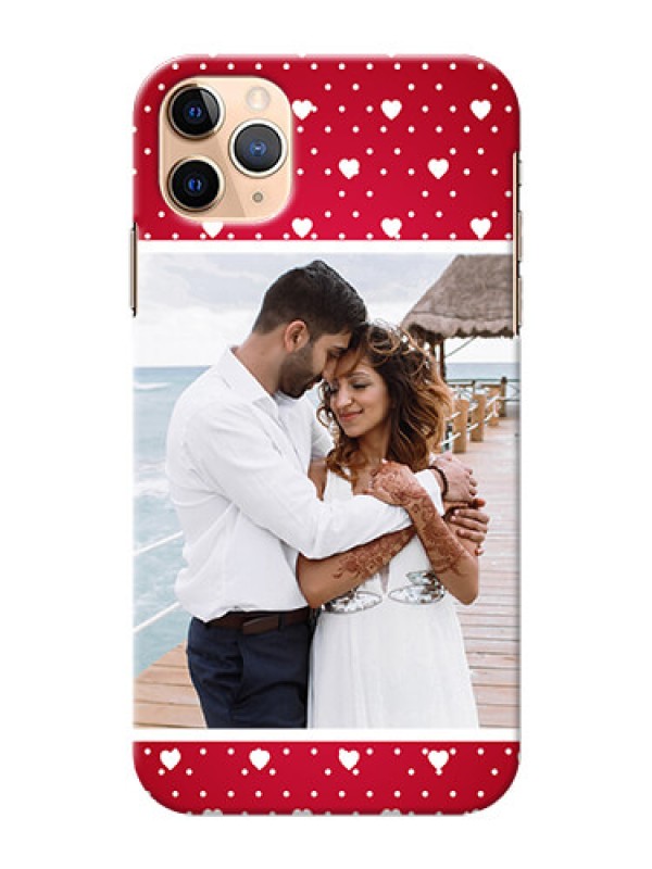 Custom Iphone 11 Pro Max custom back covers: Hearts Mobile Case Design