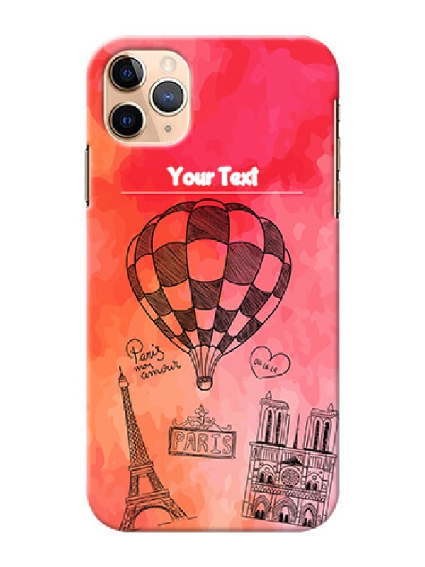 Custom Iphone 11 Pro Max Personalized Mobile Covers: Paris Theme Design