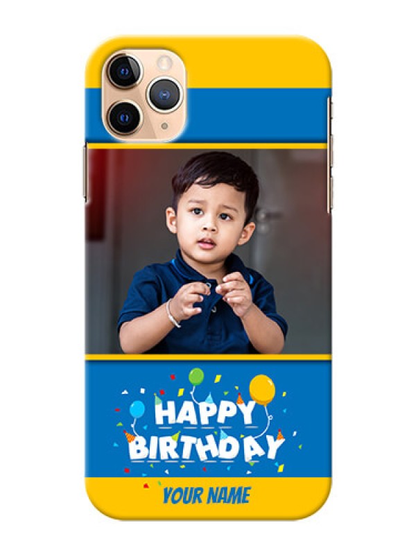 Custom Iphone 11 Pro Max Mobile Back Covers Online: Birthday Wishes Design