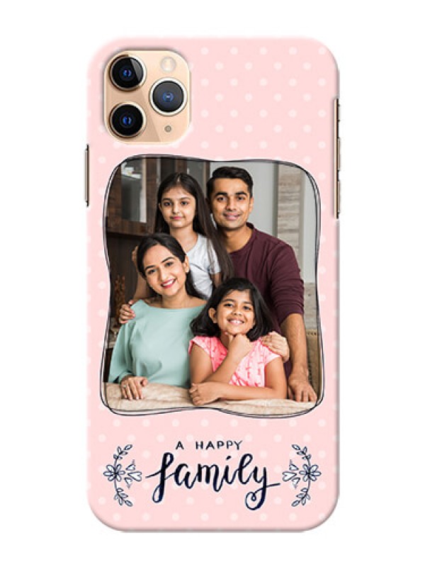 Custom Iphone 11 Pro Max Personalized Phone Cases: Family with Dots Design