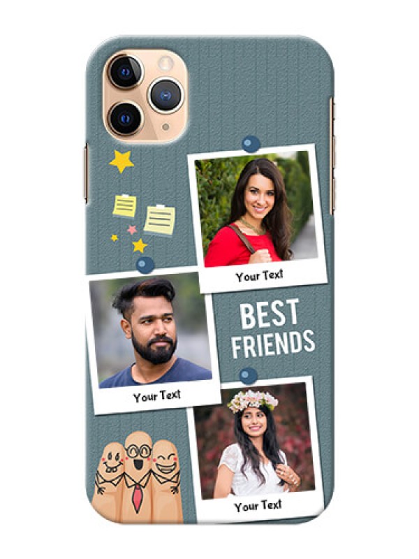 Custom Iphone 11 Pro Max Mobile Cases: Sticky Frames and Friendship Design