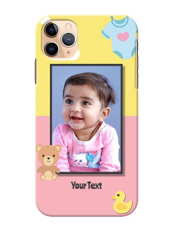 Custom Iphone 11 Pro Max Back Covers: Kids 2 Color Design
