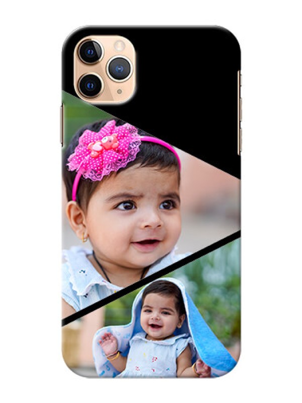 Custom Iphone 11 Pro Max mobile back covers online: Semi Cut Design