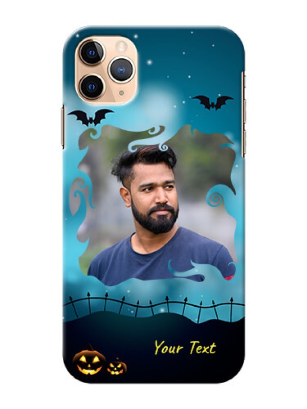 Custom Iphone 11 Pro Max Personalised Phone Cases: Halloween frame design