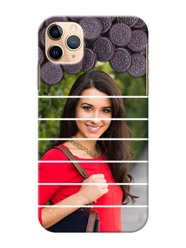 Custom Iphone 11 Pro Max Custom Mobile Covers with Oreo Biscuit Design