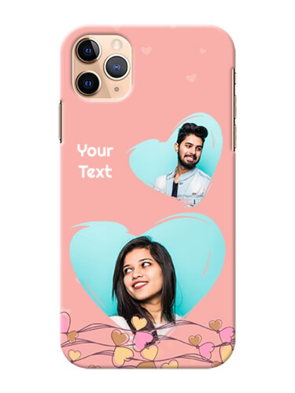 Custom Iphone 11 Pro Max customized phone cases: Love Doodle Design