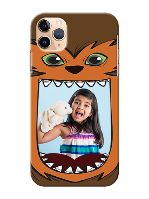 Custom Iphone 11 Pro Max Phone Covers: Owl Monster Back Case Design