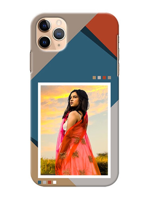 Custom iPhone 11 Pro Max Mobile Back Covers: Retro color pallet Design