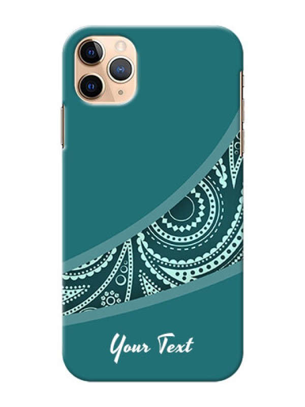 Custom iPhone 11 Pro Max Custom Phone Covers: semi visible floral Design
