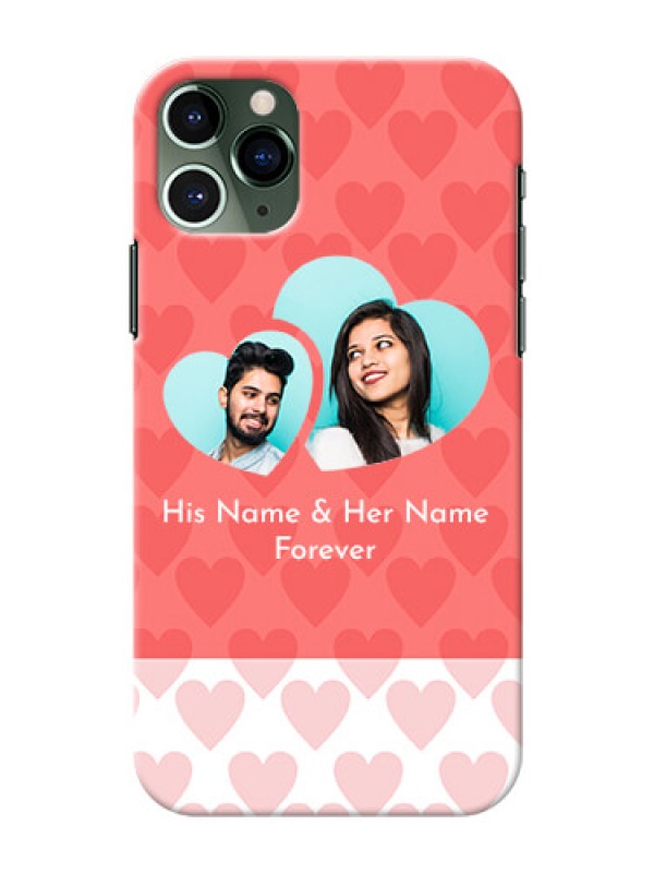 Custom Iphone 11 Pro personalized phone covers: Couple Pic Upload Design