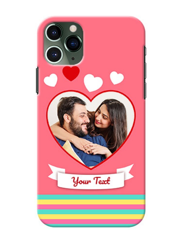 Custom Iphone 11 Pro Personalised mobile covers: Love Doodle Design