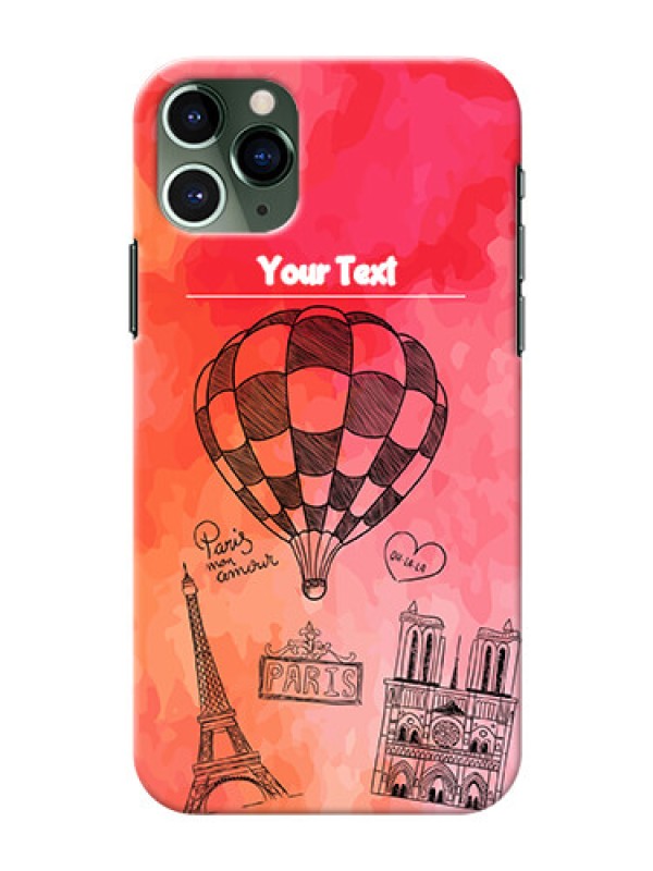 Custom Iphone 11 Pro Personalized Mobile Covers: Paris Theme Design