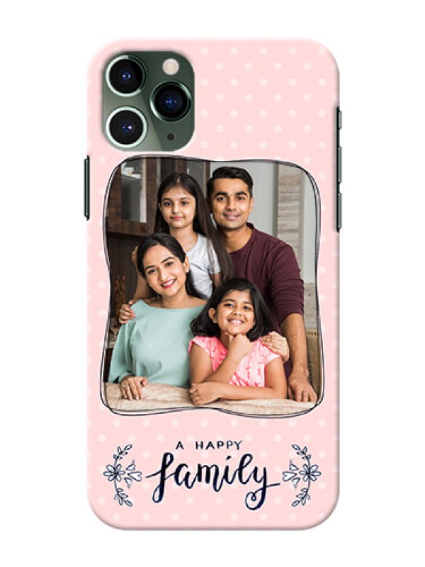 Custom Iphone 11 Pro Personalized Phone Cases: Family with Dots Design