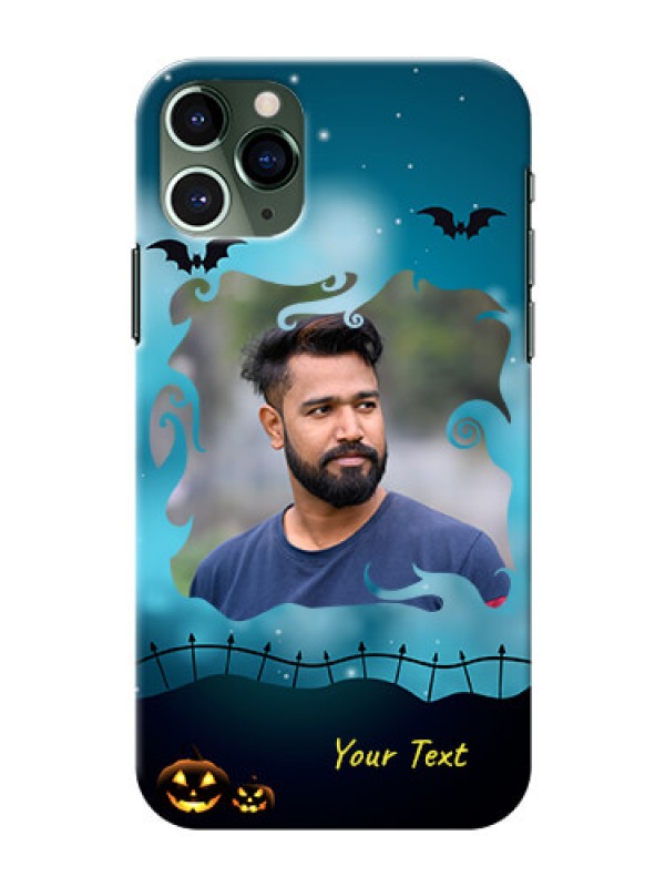 Custom Iphone 11 Pro Personalised Phone Cases: Halloween frame design