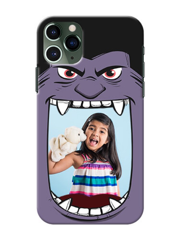 Custom Iphone 11 Pro Personalised Phone Covers: Angry Monster Design