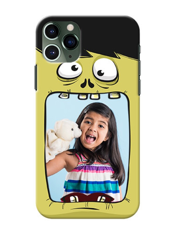 Custom Iphone 11 Pro Mobile Covers: Cartoon monster back case Design