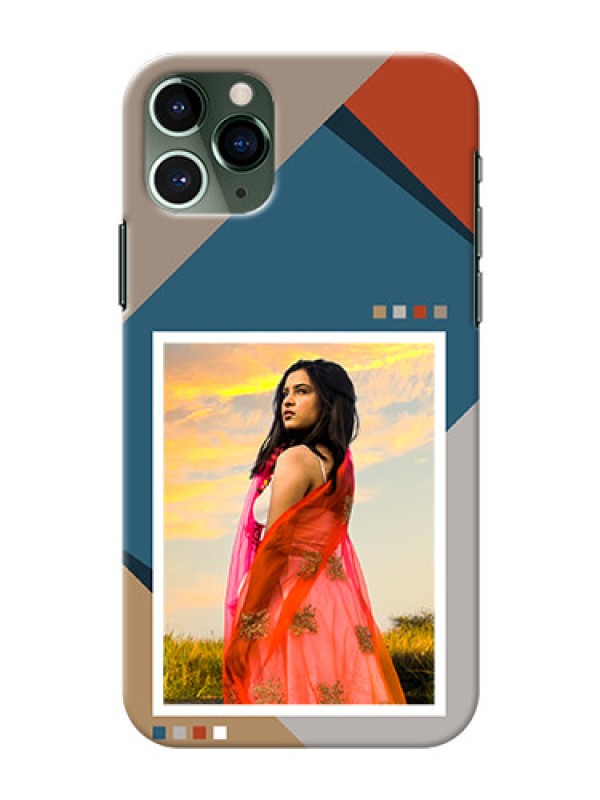 Custom iPhone 11 Pro Mobile Back Covers: Retro color pallet Design