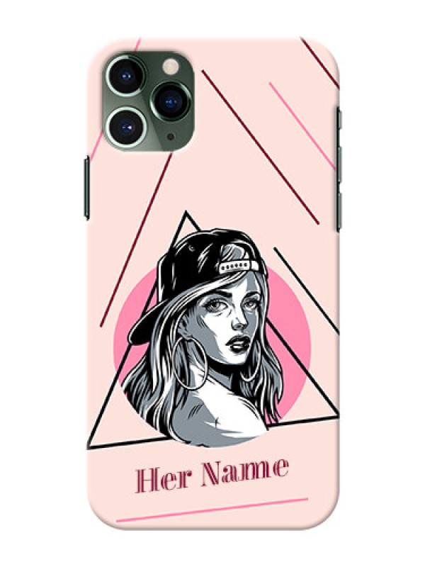 Custom iPhone 11 Pro Custom Phone Cases: Rockstar Girl Design