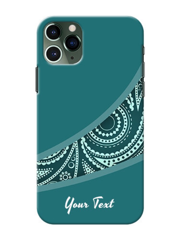 Custom iPhone 11 Pro Custom Phone Covers: semi visible floral Design