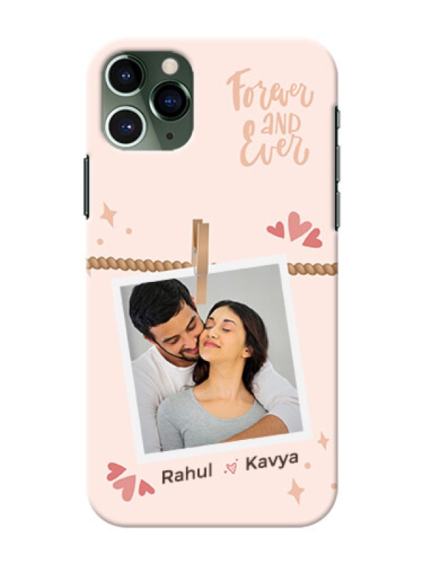 Custom iPhone 11 Pro Phone Back Covers: Forever and ever love Design