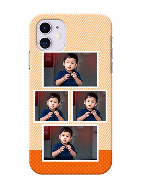 Custom Iphone 11 Mobile Back Covers: Bulk Photos Upload Design