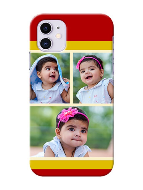 Custom Iphone 11 mobile phone cases: Multiple Pic Upload Design