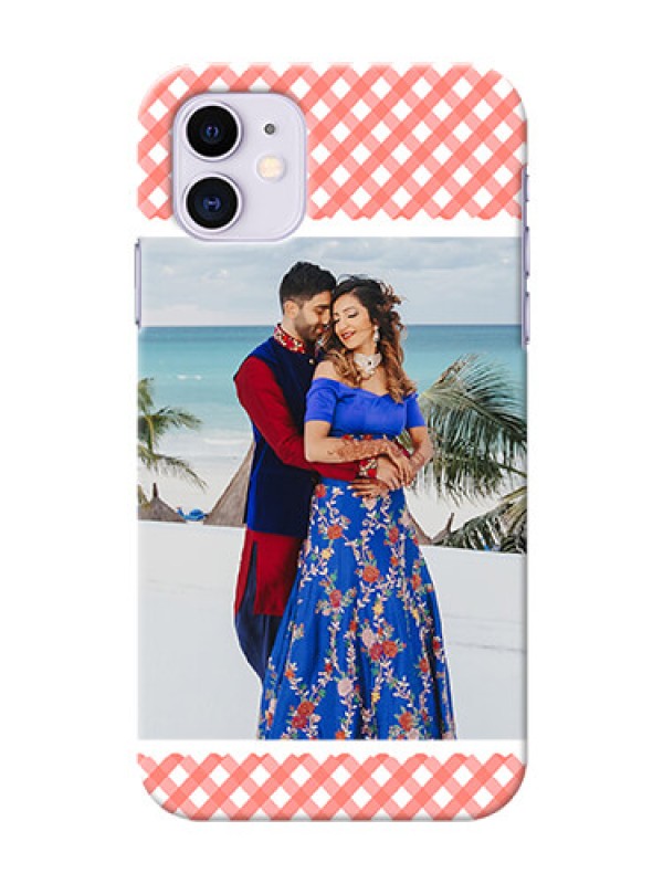 Custom Iphone 11 custom mobile cases: Pink Pattern Design